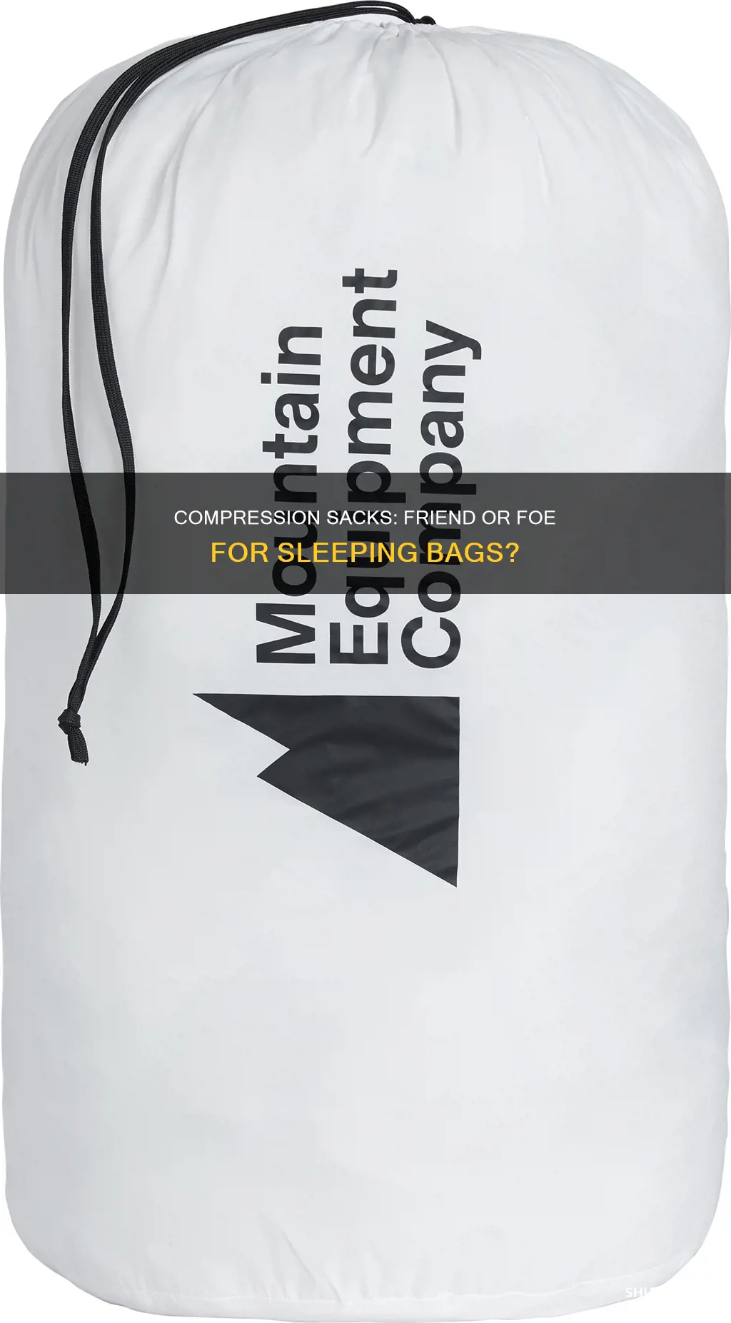 is it ok to keep sleeping bag in compression sack