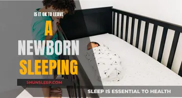 Leaving Newborns Unattended While Sleeping: Is It Safe?