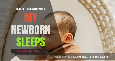 Showering While Your Newborn Sleeps: Is It Safe?