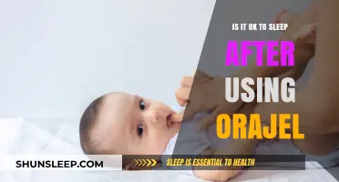 Orajel: Safe to Sleep or Not?