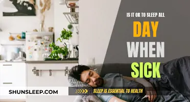 Sleeping All Day: Is It Healthy When You're Sick?