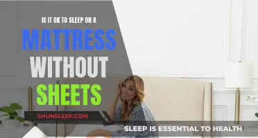 Sleeping on a Mattress Without Sheets: Good or Bad?
