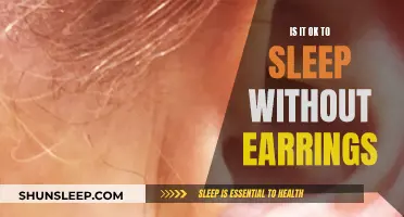 Earring Conundrum: To Sleep or Not With Them On?