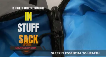 Storing Sleeping Bags: Stuff Sack Storage Pros and Cons