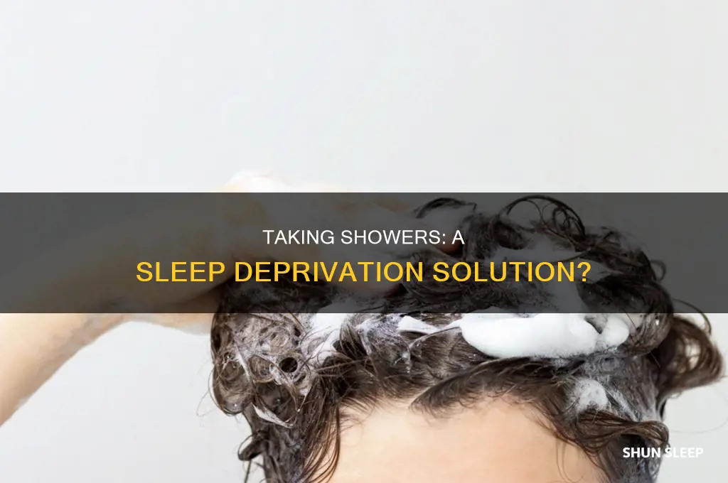 is it ok to take shower even without sleep