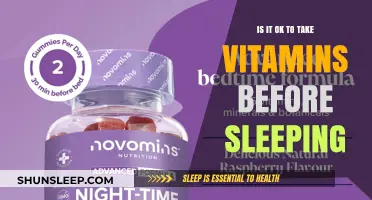Vitamins Before Bed: A Good Night's Sleep?