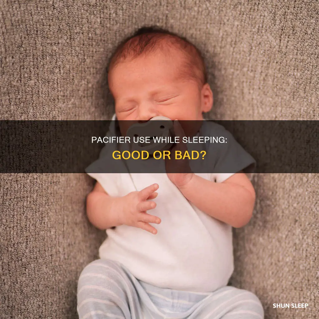 is it ok to use a pacifier while sleeping