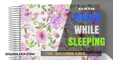 Binder Safety: Can You Sleep With One On?
