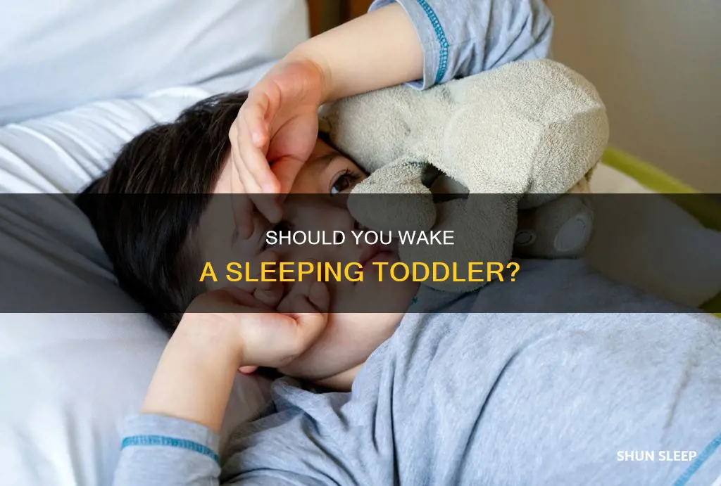 is it ok to wake a sleeping toddler