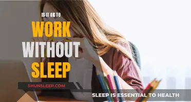 Working Without Sleep: Is It Ever a Good Idea?