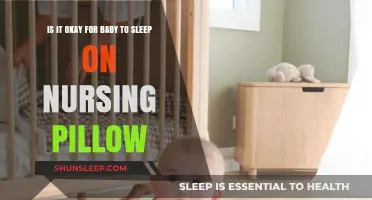Is It Safe for Babies to Sleep on Nursing Pillows?