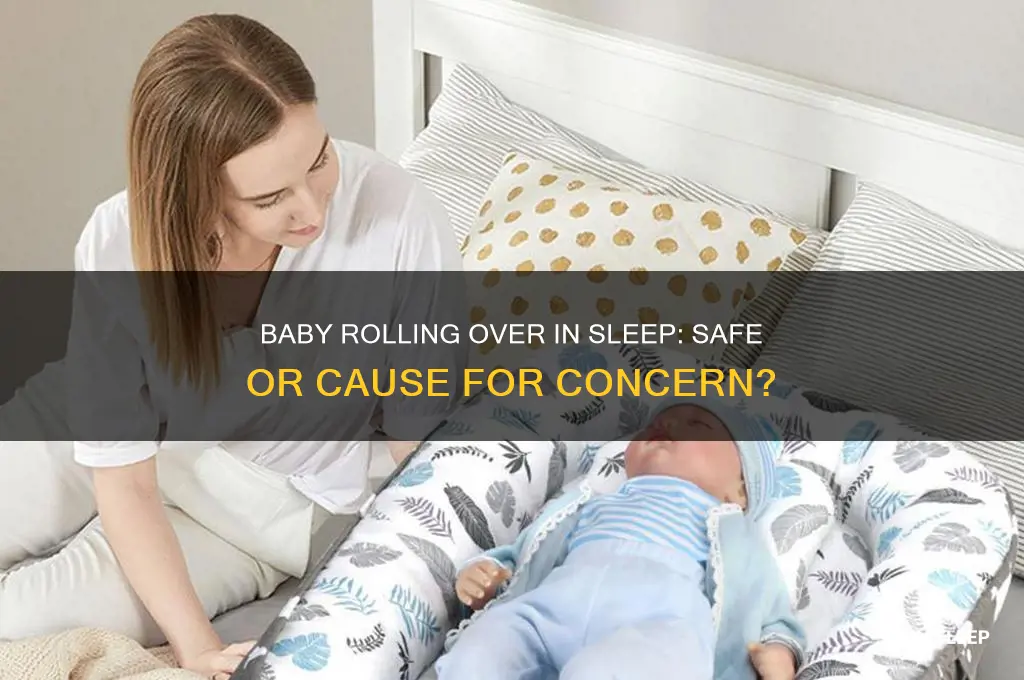 is it okay if baby rolls over in sleep