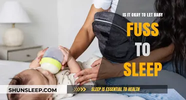 Letting Baby Fuss to Sleep: Safe or Stressful for Development?