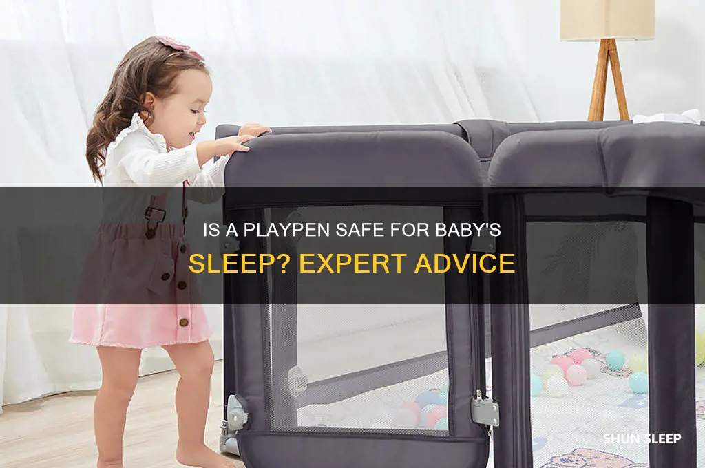 is it okay to let baby sleep in a playpen