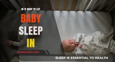 Is It Okay to Let Baby Sleep In? Expert Advice