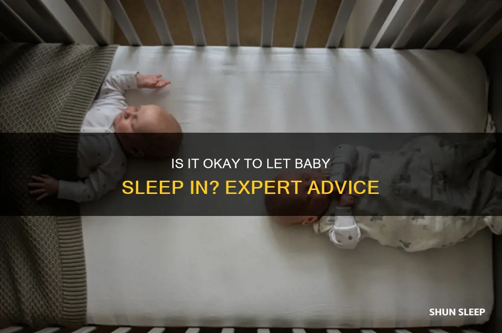 is it okay to let baby sleep in