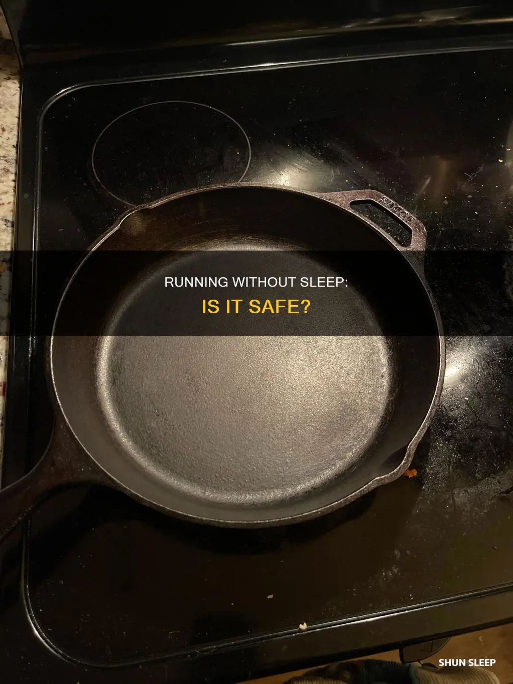 is it okay to run without sleep