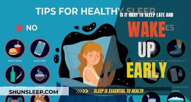 The Benefits of Sleeping Late and Waking Up Early: A Balanced Approach