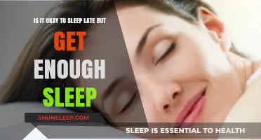 Sleeping Late vs. Getting Enough Sleep: Which One Truly Matters?