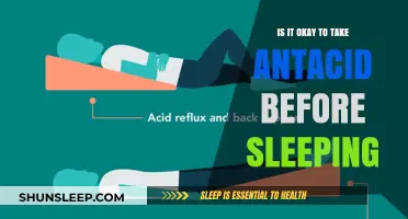 Antacids Before Bed: A Good Night's Sleep?