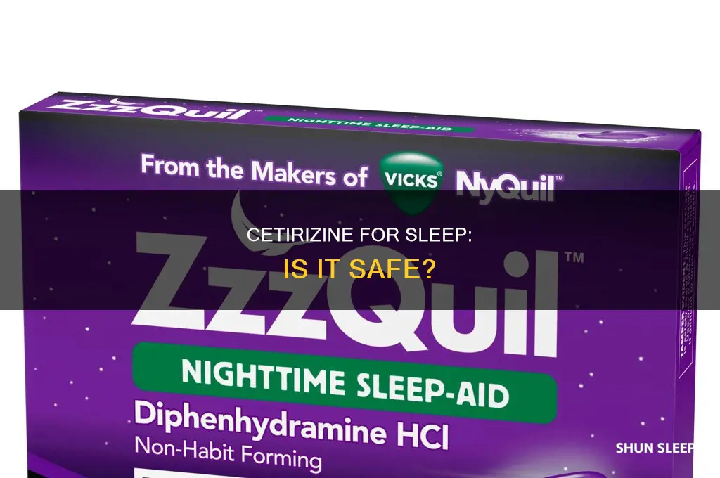 is it okay to take cetirizine to sleep