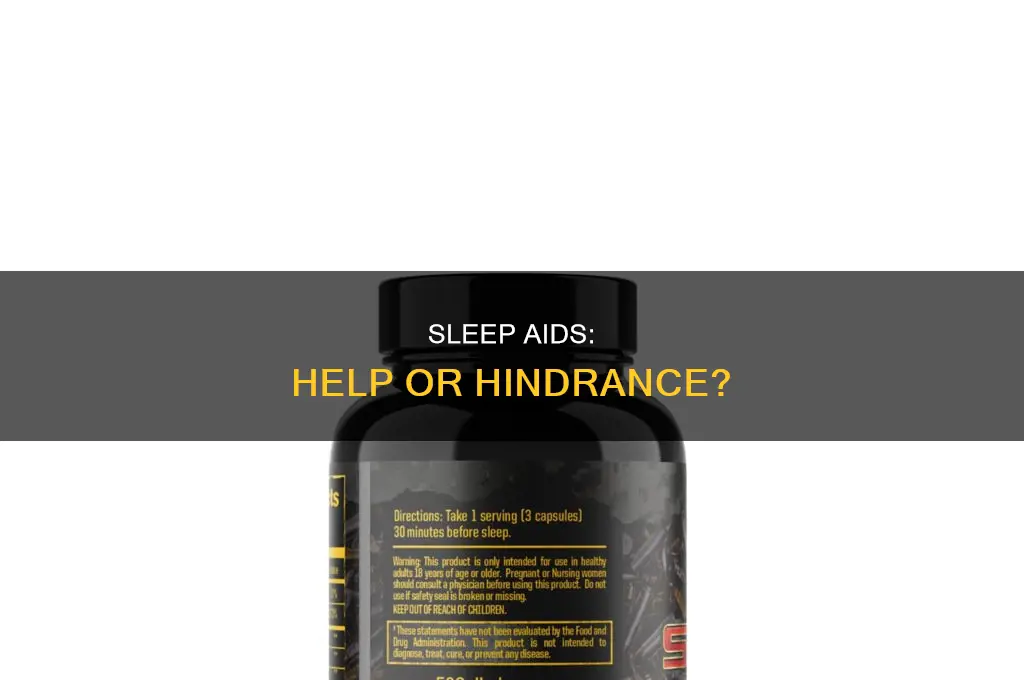 is it okay to take sleep aid
