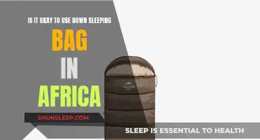 Down Sleeping Bag in Africa: Good Idea?