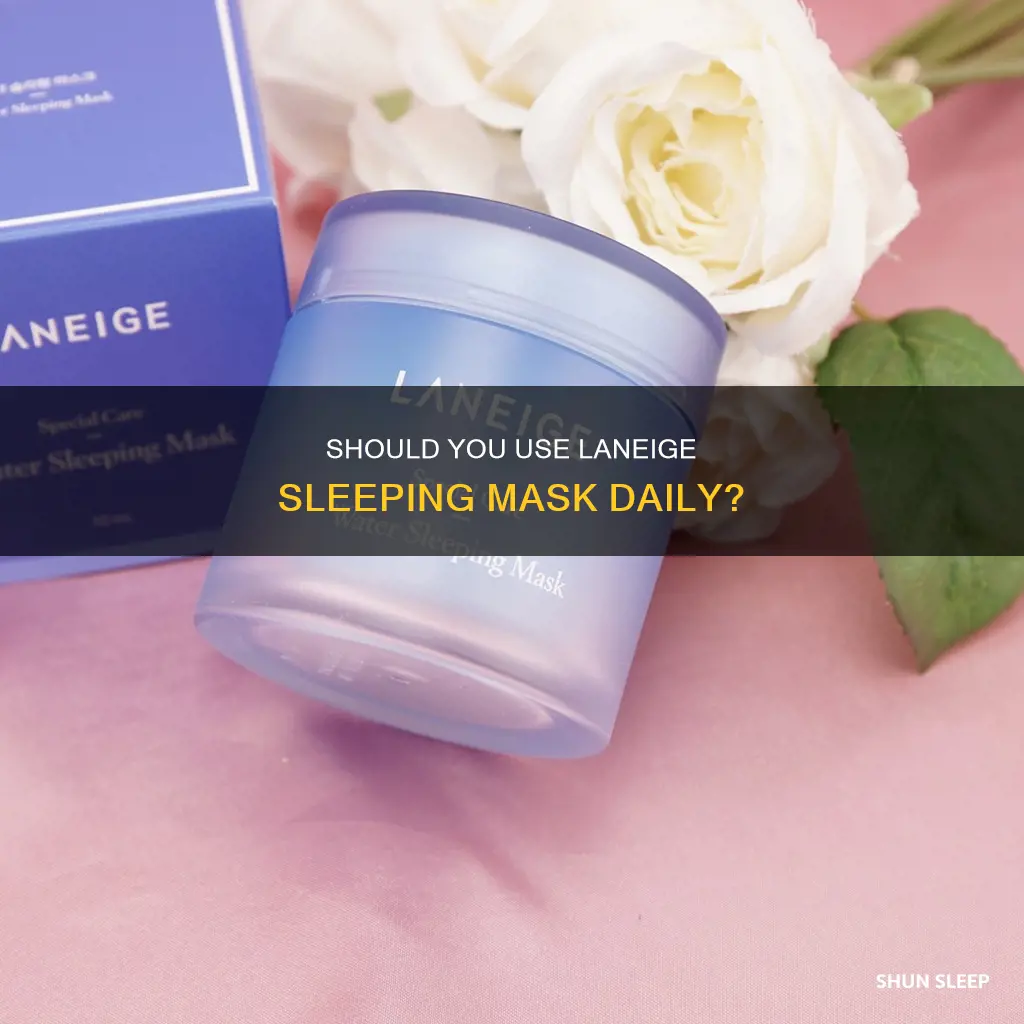 is it okay to use laneige sleeping mask everyday