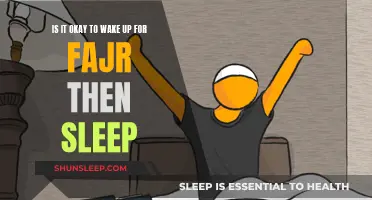 Fajr Prayers: To Sleep or Not to Sleep?