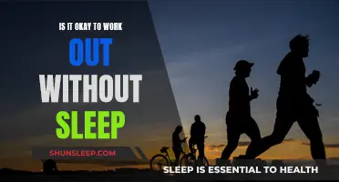 Working Out Without Sleep: Is It Healthy?
