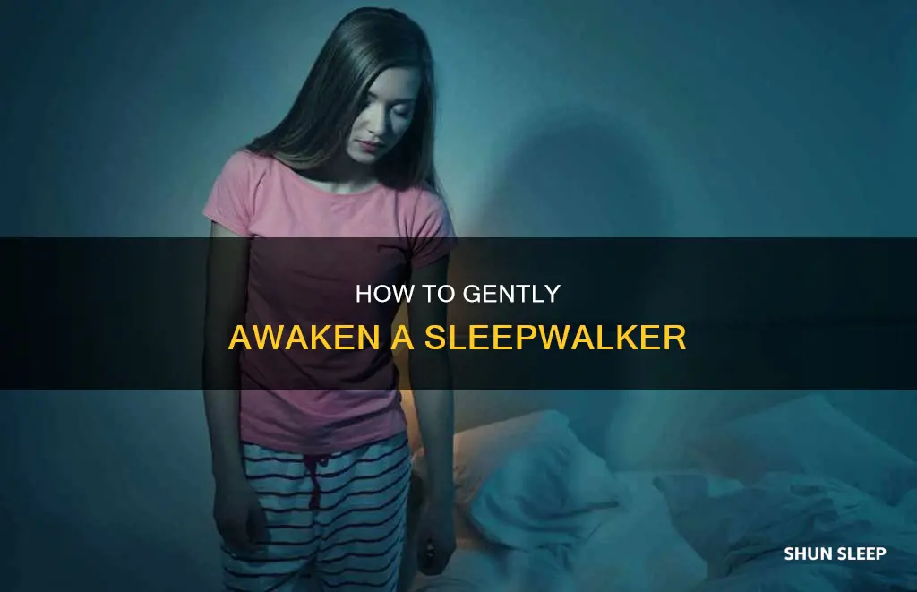 is it possibe to wake someone up from sleep walking