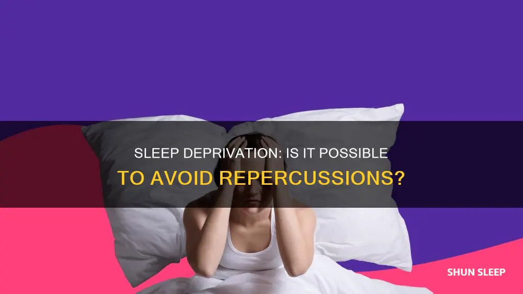 is it possible to cut down on sleep without repercussions