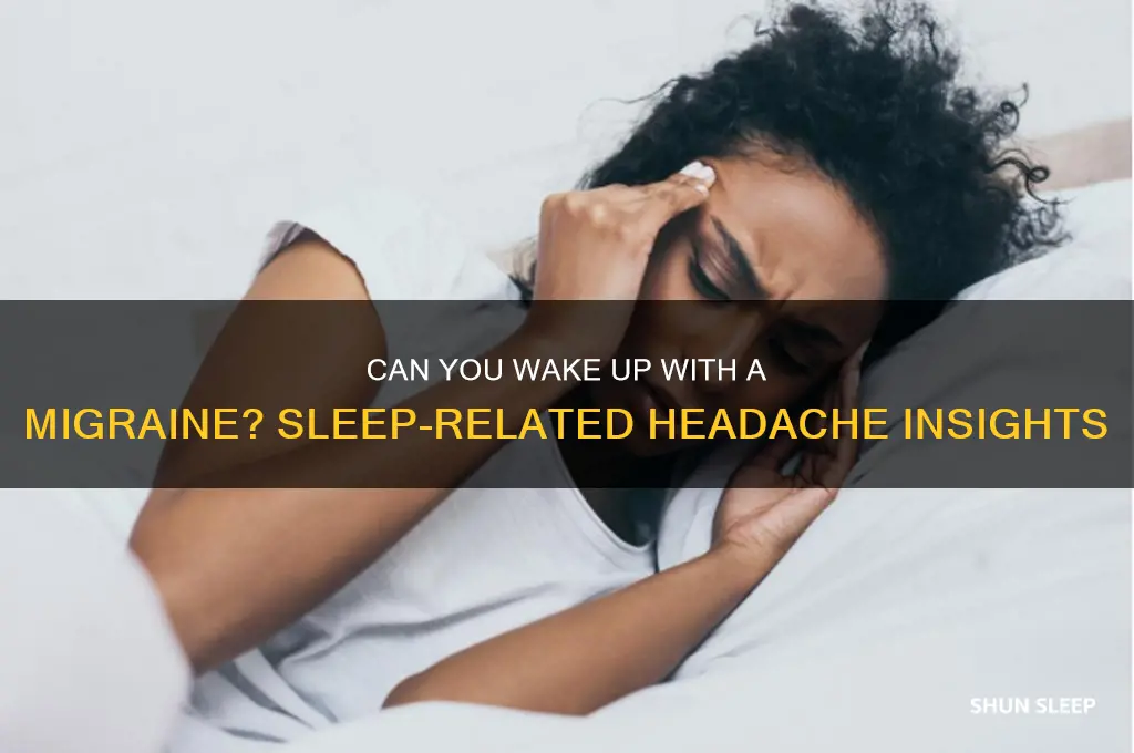 is it possible to get a migraine while sleeping