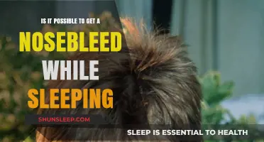 Can You Get a Nosebleed While Sleeping? Causes and Prevention