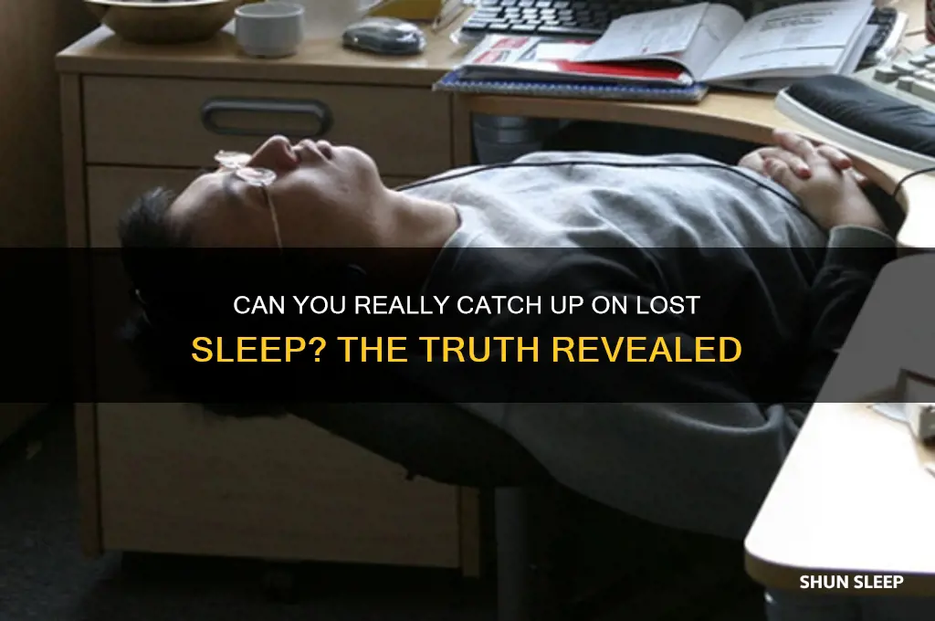 is it possible to get caught up on sleep