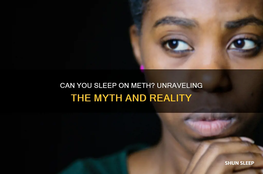 is it possible to get to sleep on meth