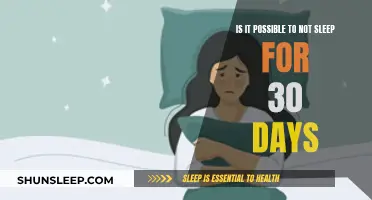 Sleep Deprivation: Staying Awake for 30 Days?