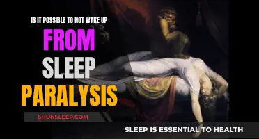 Sleep Paralysis: Can You Wake Up?