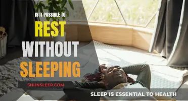Resting Without Sleep: Is It Possible?