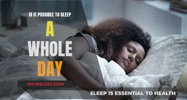 Sleeping All Day: Is It Possible?