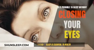 How to Sleep with Eyes Open?