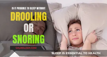 Sleep Drool and Snore: Is it Possible to Avoid?