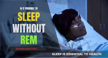 Sleep Without REM: Is It Possible?