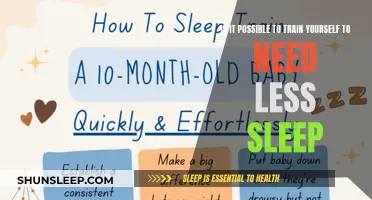 Training for Sleep Efficiency: Less is More