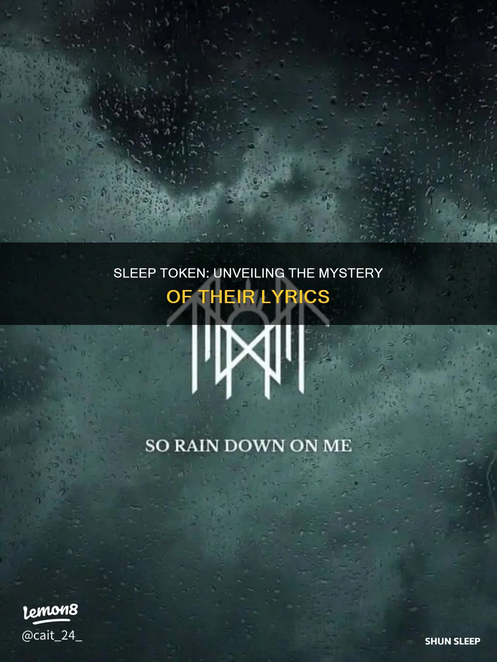 is it really you sleep token meaning