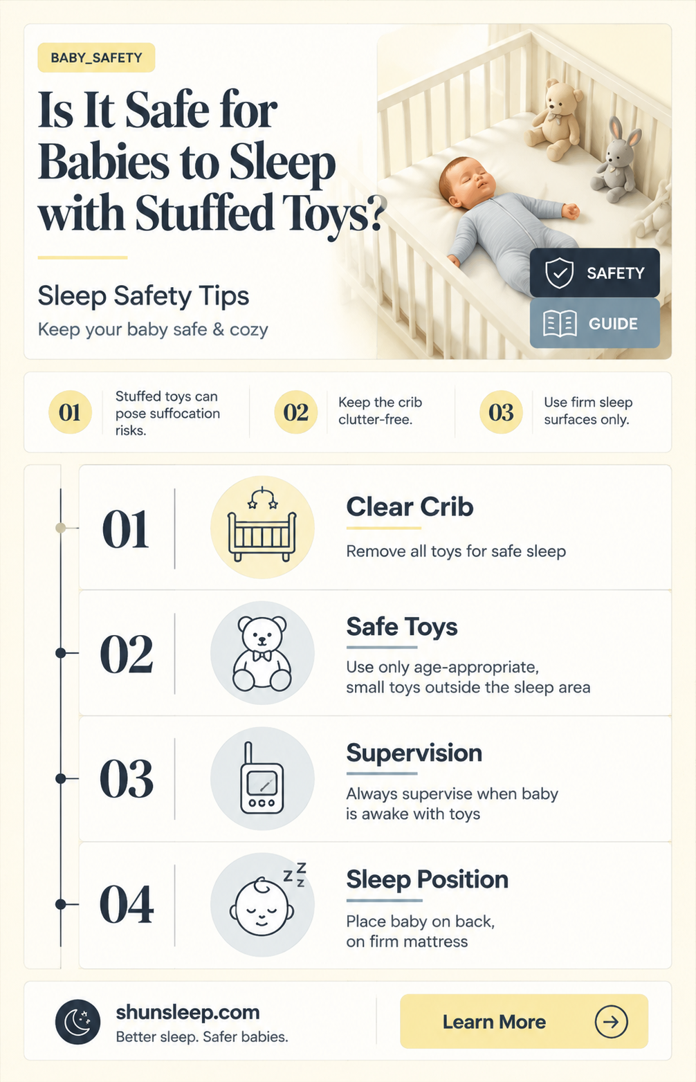 can a 5 month old sleep with a stuffed animal