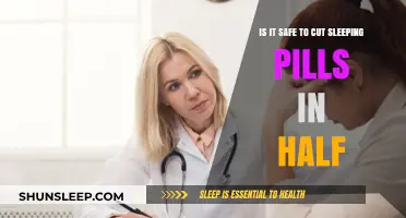 Sleeping Pills: Are They Safe Halved?