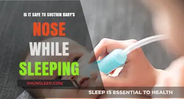 Suctioning Baby's Nose While Sleeping: Safety Tips and Precautions