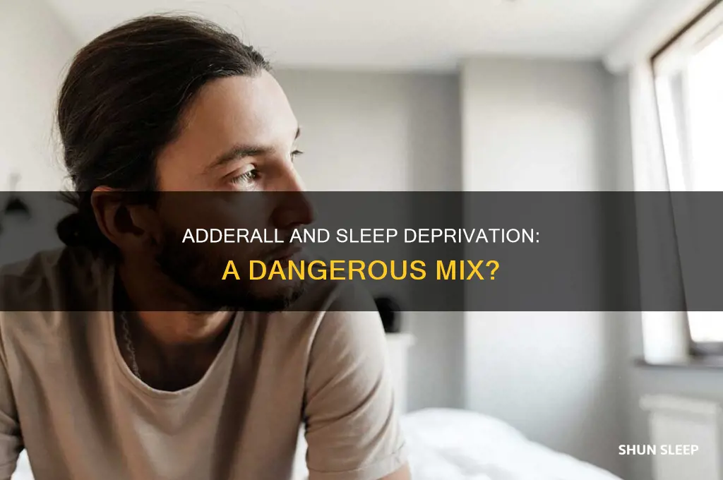 is it safe to take adderall on no sleep
