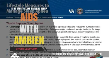 Combining Natural Sleep Aids and Ambien: Safe?